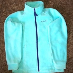 Girls Columbia zipper fleece